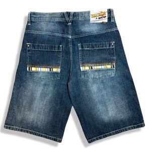 Vintage Y2K 5ive Jungle Baggy Denim Shorts / Jorts